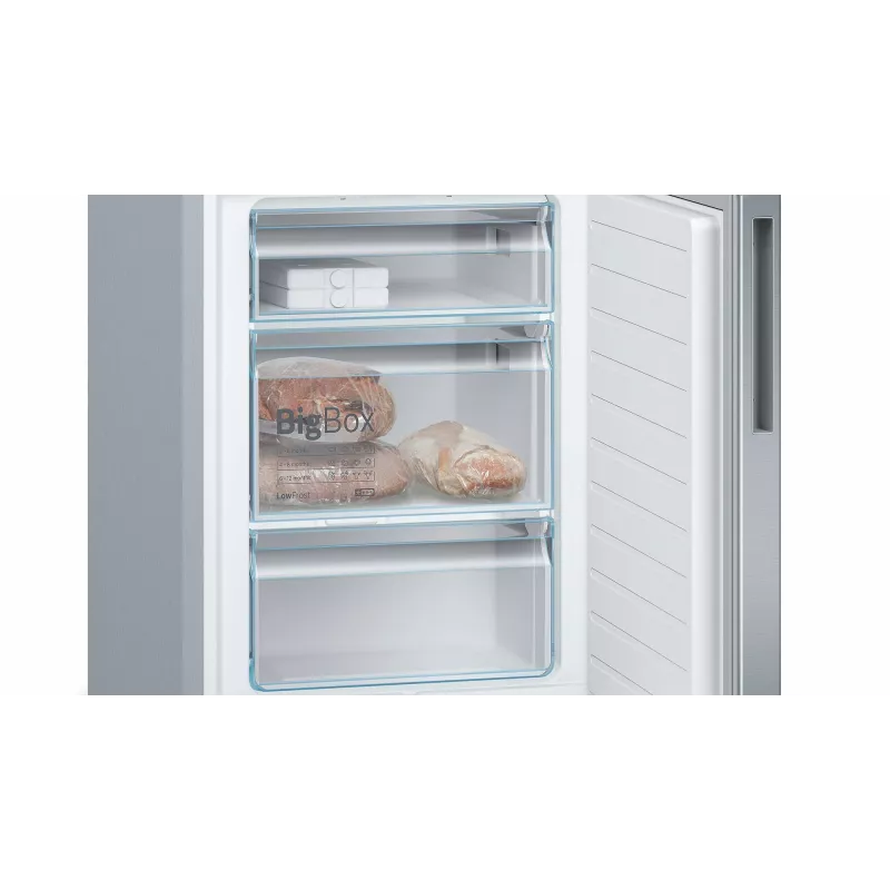 Bosch Serie 6 KGE39AICA Kühl-Gefrierkombination Freistehend 343 L Edelstahl