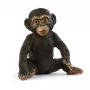 Figur Schleich Baby-Schimpanse 14884 — WILD LIFE mehrfarbig, für Kinder ab 3 Jahren