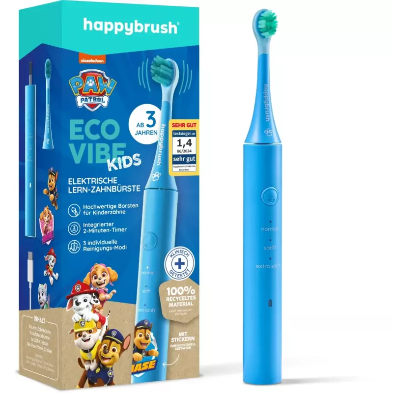 Elektrische Zahnbürste Happybrush ECO VIBE KIDS Paw Patrol
