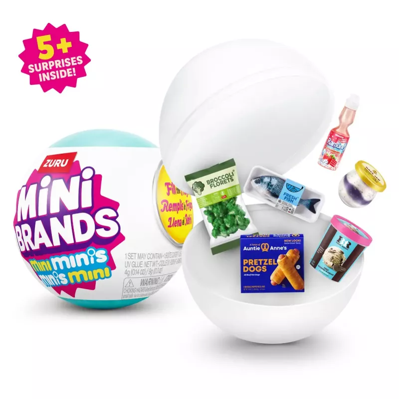 Spielzeugküchen-Kapsel Zuru Mini Brands Fill The Fridge Series 1 — sortierte Mini-Lebensmittel, ab 8 Jahren