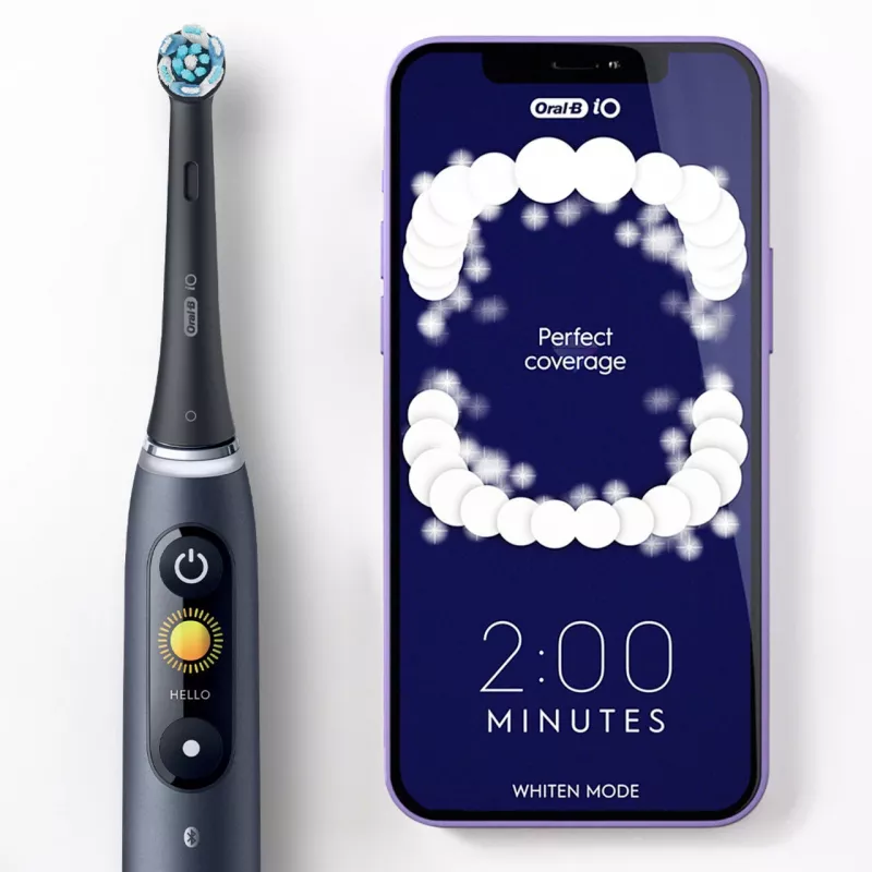 Elektrische Zahnbürste Oral‑B iO Series 9 Luxe Edition — White Alabaster