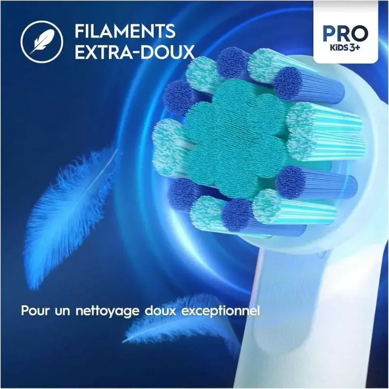 Oral-B Kids Pro Kids3+ 4 Stk. Mehrfarbig, Weiß