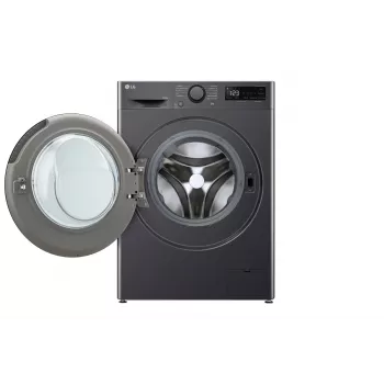 Waschmaschine mit Trockner LG V5WD95SLIMB Frontlader freistehend 5 kg 1200 U/min Schwarz