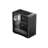 PC-Gehäuse DeepCool MATREXX 40 3FS Micro Tower — Micro ATX/Mini-ITX, gehärtetes Glas, 3x140/2x120 Lüfterunterstützung, GPU bis zu 320 mm, 2x3,5 Zoll + 2x2,5 Zoll, Schwarz