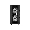PC-Gehäuse DeepCool MATREXX 40 3FS Micro Tower — Micro ATX/Mini-ITX, gehärtetes Glas, 3x140/2x120 Lüfterunterstützung, GPU bis zu 320 mm, 2x3,5 Zoll + 2x2,5 Zoll, Schwarz