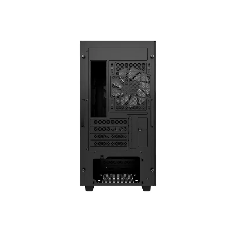 PC-Gehäuse DeepCool MATREXX 40 3FS Micro Tower — Micro ATX/Mini-ITX, gehärtetes Glas, 3x140/2x120 Lüfterunterstützung, GPU bis zu 320 mm, 2x3,5 Zoll + 2x2,5 Zoll, Schwarz