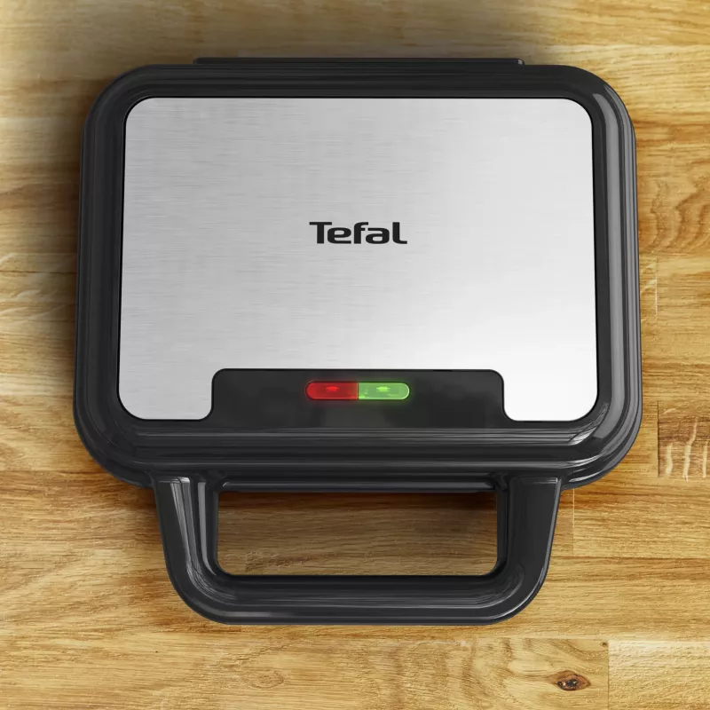 Tefal SW383D10 Sandwichmaker 700 W Schwarz, Edelstahl