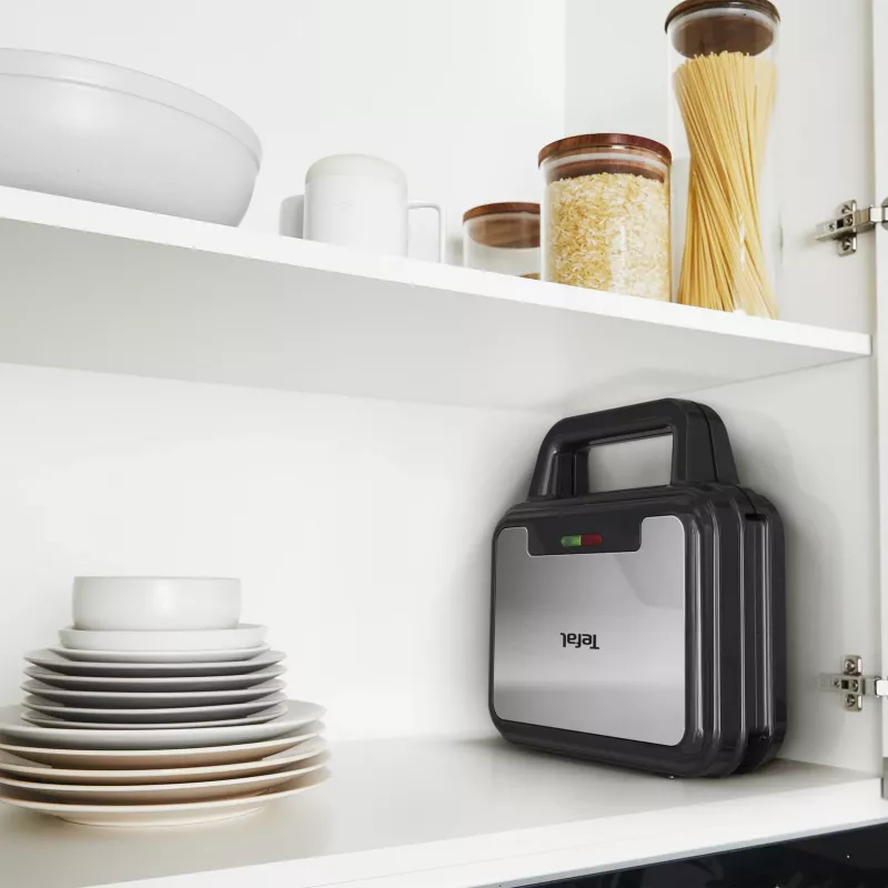Tefal SW383D10 Sandwichmaker 700 W Schwarz, Edelstahl
