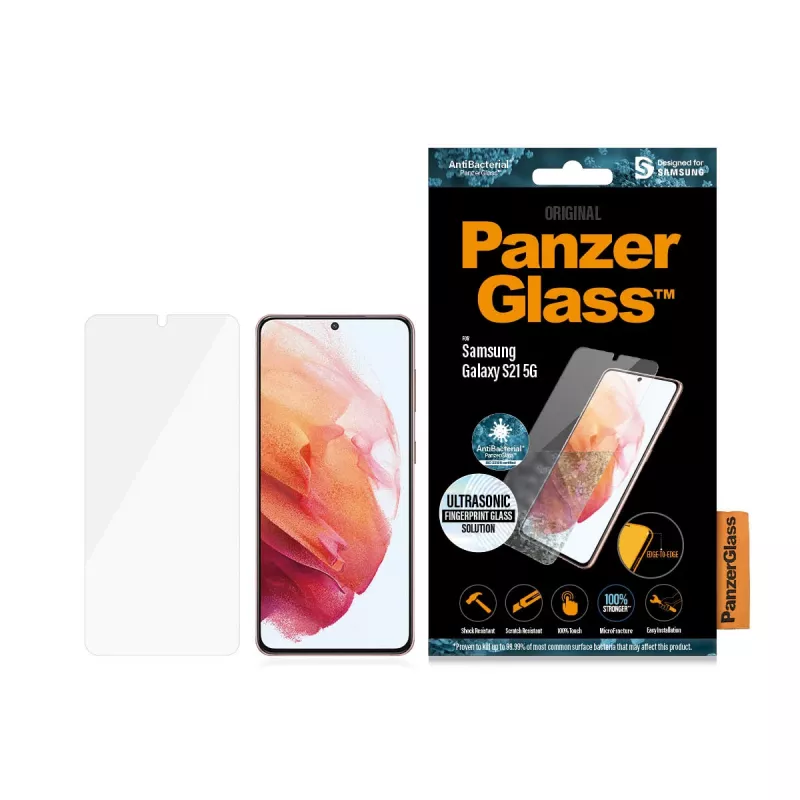 PanzerGlass Displayschutzglas für Samsung Galaxy S21 5G