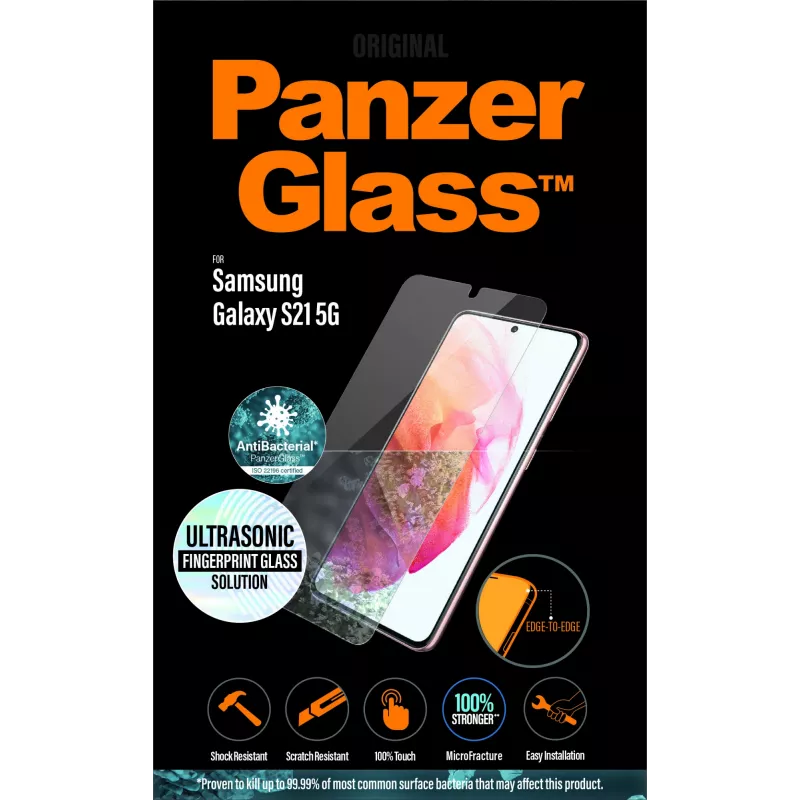 PanzerGlass Displayschutzglas für Samsung Galaxy S21 5G