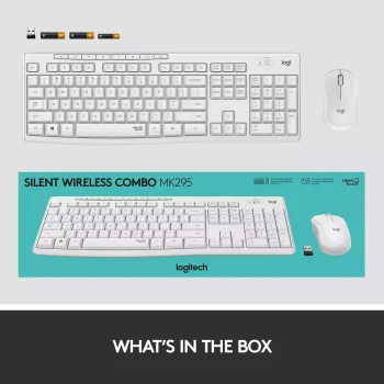 Wireless Keyboard and Mouse Combo Logitech MK295 Silent