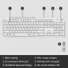 Wireless Keyboard and Mouse Combo Logitech MK295 Silent