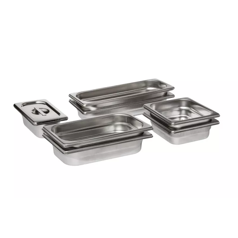 Electrolux PKKS8 Dampfgarbehälter-Set, Stahl, 4 Teile