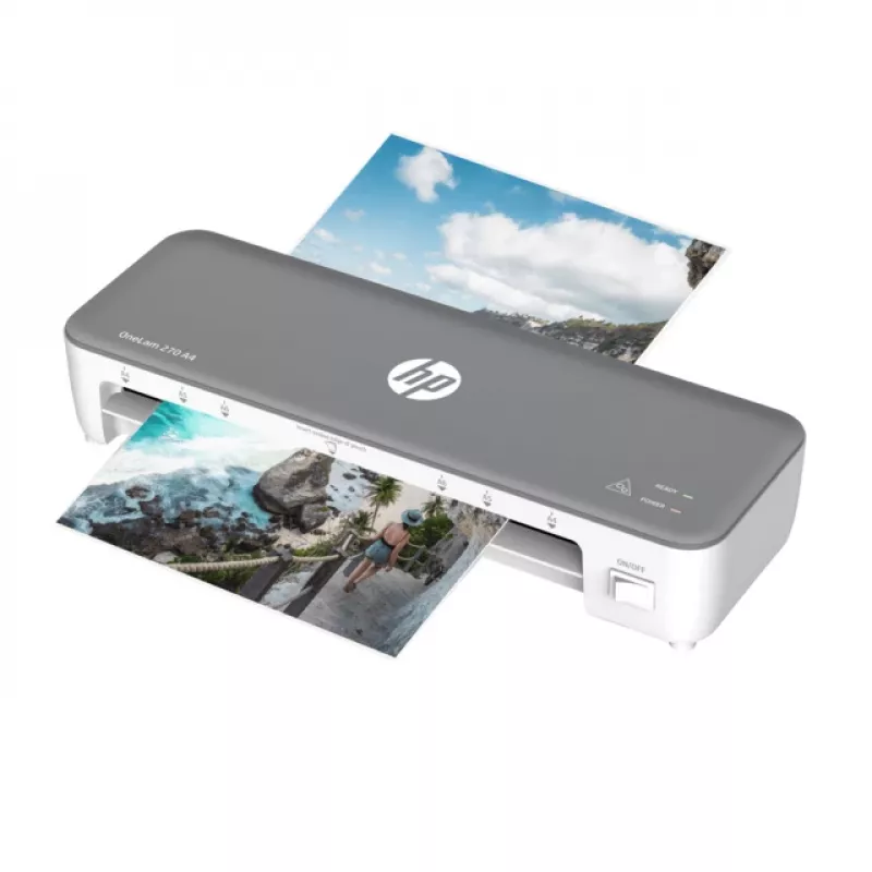 HP OneLam 270 A4 Heißlaminiergerät 270 mm/min Grau, Weiß