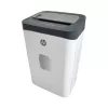 Aktenvernichter HP ONESHRED Auto 200CC — automatische Zufuhr für 200 Blatt, Mikroschnitt P-4, 28-Liter-Auffangbehälter, weiß-grau