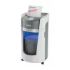 Leitz IQ OptiMax Office Mikroschnitt-Aktenvernichter Sicherheitsstufe P5 35L - Weiß