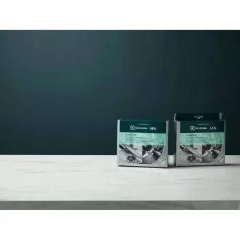 Entkalker- und Fettlöser-Pulver Electrolux M2GCP121 für Geschirrspüler und Waschmaschine, 12 Stk.