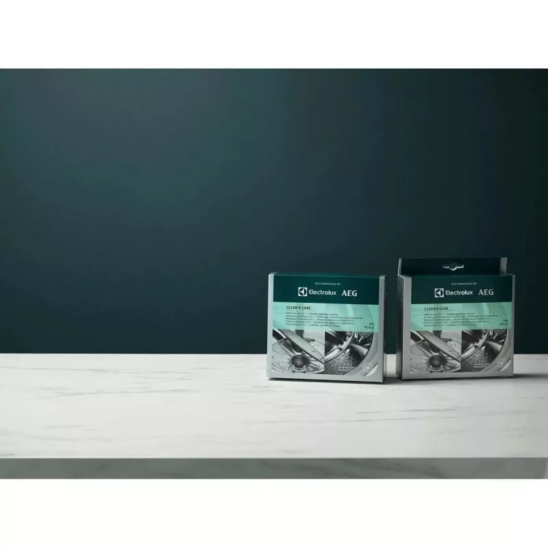 Entkalker- und Fettlöser-Pulver Electrolux M2GCP121 für Geschirrspüler und Waschmaschine, 12 Stk.