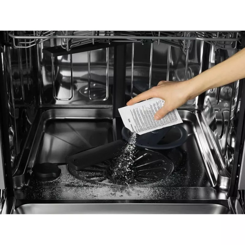 Entkalker- und Fettlöser-Pulver Electrolux M2GCP121 für Geschirrspüler und Waschmaschine, 12 Stk.