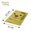 Kompostierbare Kotbeutel Starch Bag STARCHBAG BIO flieder, Pflanzenfasern, 8 × 15 Stk.