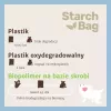 Kompostierbare Kotbeutel Starch Bag STARCHBAG BIO flieder, Pflanzenfasern, 8 × 15 Stk.