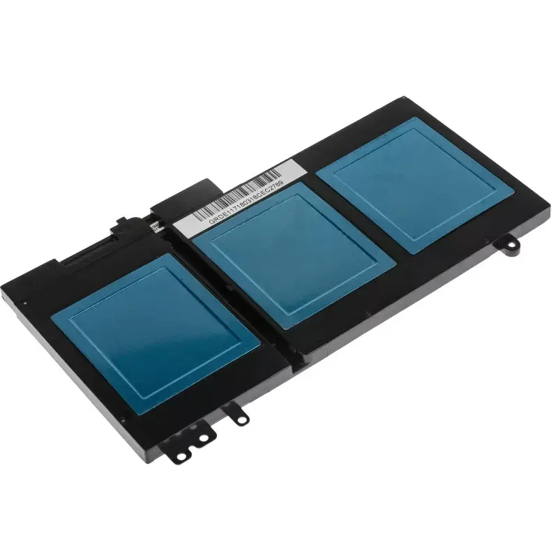 Akku Grün Cell DE117 für DELL Latitude 11 3150/3160, 12/ E5250/E5270 — LiPo 11.1V 3400mAh, 4 Zellen, schwarz