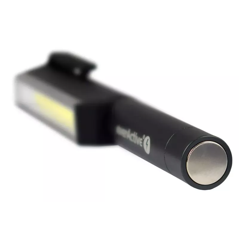 Clip-Taschenlampe everActive WL200, 3 W 200 lm, Aluminiumgehäuse, IPX4, 3×AAA, Länge 161,7 mm, schwarz