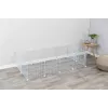 Trixie Indoor-Auslauf TX-62460 für Meerschweinchen/Kaninchen, Metall, Grau, 1400×700×350 mm