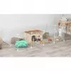 Trixie Indoor-Auslauf TX-62460 für Meerschweinchen/Kaninchen, Metall, Grau, 1400×700×350 mm