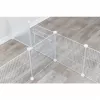 Trixie Indoor-Auslauf TX-62460 für Meerschweinchen/Kaninchen, Metall, Grau, 1400×700×350 mm