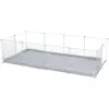 Trixie Indoor-Auslauf TX-62460 für Meerschweinchen/Kaninchen, Metall, Grau, 1400×700×350 mm