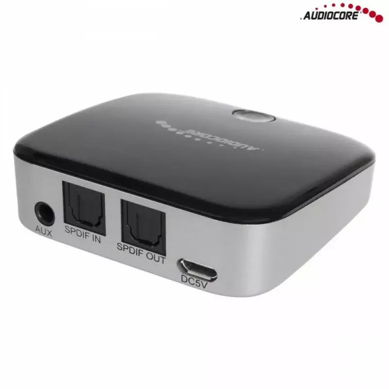 Audiocore AC830 (Baseus Qiyin) Bluetooth-5.0-AUX-Empfänger, Schwarz