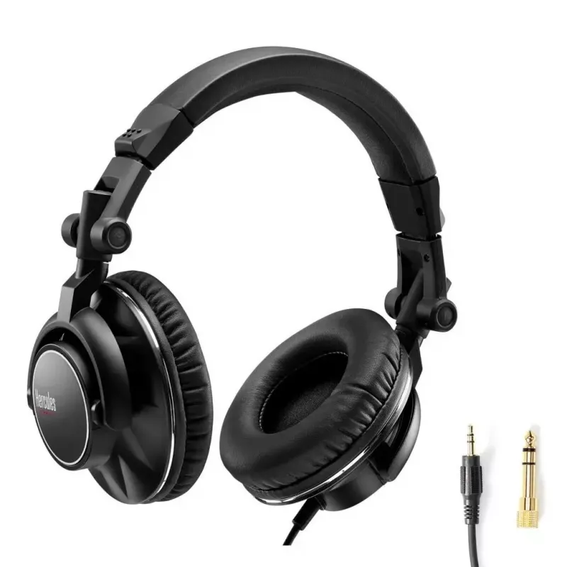 Hercules HDP DJ60 Kopfhörer Kabelgebunden Kopfband Musik Schwarz