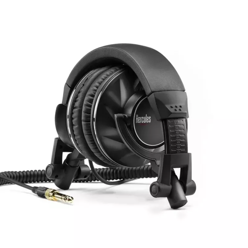 Hercules HDP DJ60 Kopfhörer Kabelgebunden Kopfband Musik Schwarz