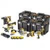 Schnurloses Kombi-Kit DeWalt DCK865P4T 18V — Kit mit vier 5,0-Ah-Akkus und TSTAK-Koffern