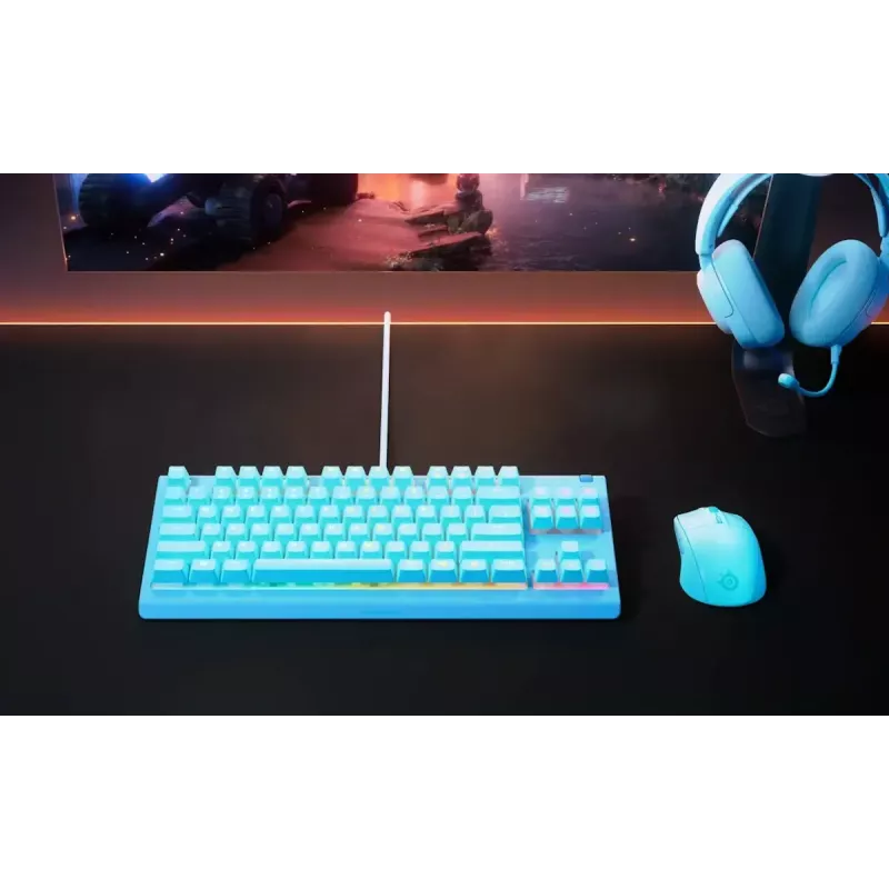 Tastatur STEELSERIES Apex 3 TKL US RGB beleuchtet wasserresistent Tenkeyless