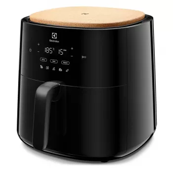 Heißluftfritteuse Electrolux EAF7B – 6,8 L, 1800 W, Touch-Bedienung, 8 Programme, max. 200 °C, schwarz