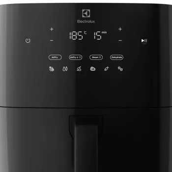 Electrolux EAF7SB Einzel 6,9 L Standgerät 1700 W Heißluftfritteuse Schwarz