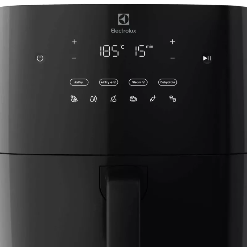 Electrolux EAF7SB Einzel 6,9 L Standgerät 1700 W Heißluftfritteuse Schwarz