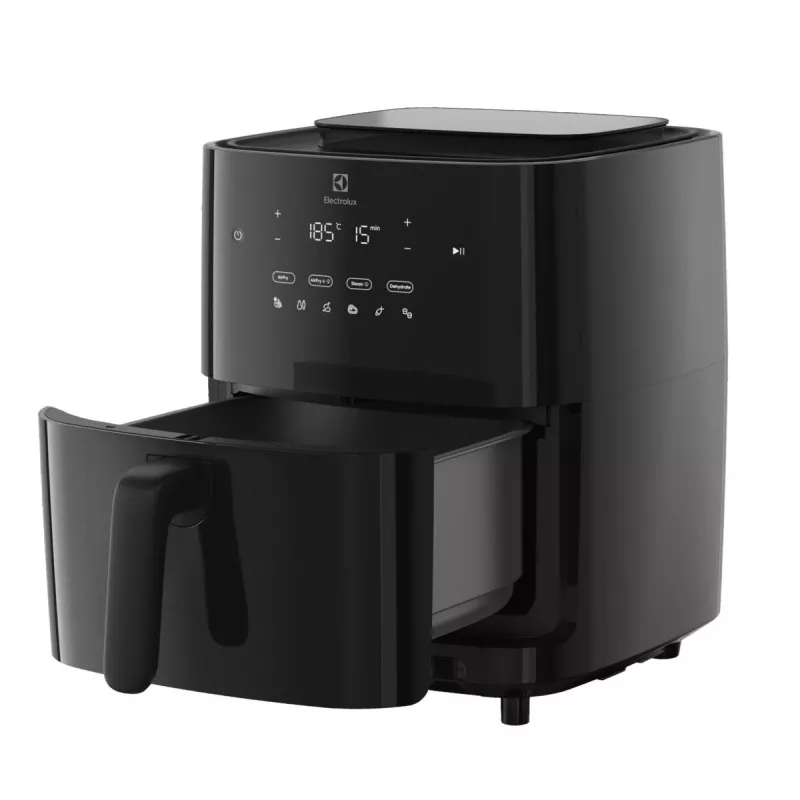 Electrolux EAF7SB Einzel 6,9 L Standgerät 1700 W Heißluftfritteuse Schwarz
