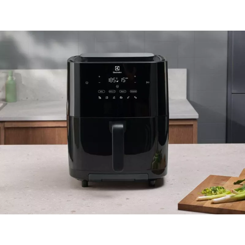 Electrolux EAF7SB Einzel 6,9 L Standgerät 1700 W Heißluftfritteuse Schwarz
