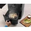 Electrolux EAF7SB Einzel 6,9 L Standgerät 1700 W Heißluftfritteuse Schwarz