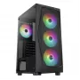 PC-Gehäuse Aerocool Falcon ARGB Midi Tower Schwarz