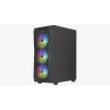 PC-Gehäuse Aerocool Falcon ARGB Midi Tower Schwarz