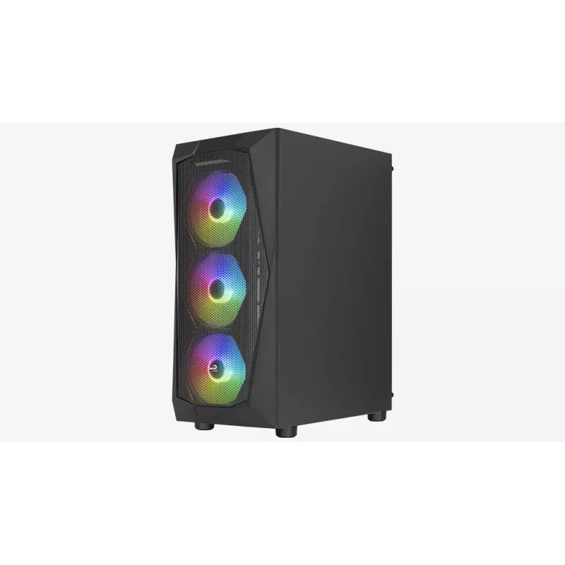 PC-Gehäuse Aerocool Falcon ARGB Midi Tower Schwarz