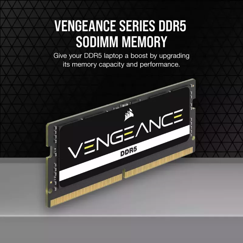 CORSAIR Vengeance DDR5 SDRAM 16GB 5200MHz CL44 SO DIMM 262-PIN