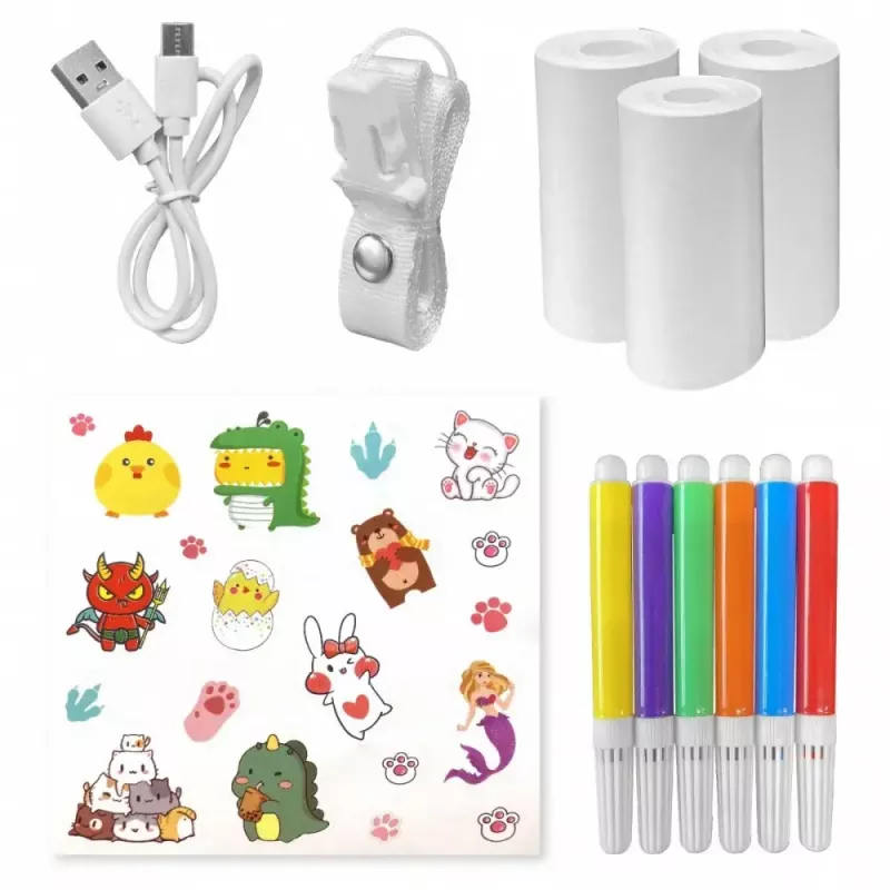Kinder-Digitalkamera MEDIA-TECH SNAPI MT4108 — 8 MP interpoliert, 1280x720 LCD, 1000 mAh, USB-C, microSD-Slot, gelb