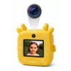 Kinder-Digitalkamera MEDIA-TECH SNAPI MT4108 — 8 MP interpoliert, 1280x720 LCD, 1000 mAh, USB-C, microSD-Slot, gelb