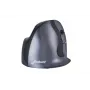 BakkerElkhuizen Evoluent D Small Wireless, rechtshändig, vertikales Design, Laser, RF Wireless, 3200 DPI, Schwarz
