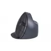 BakkerElkhuizen Evoluent D Small Wireless, rechtshändig, vertikales Design, Laser, RF Wireless, 3200 DPI, Schwarz